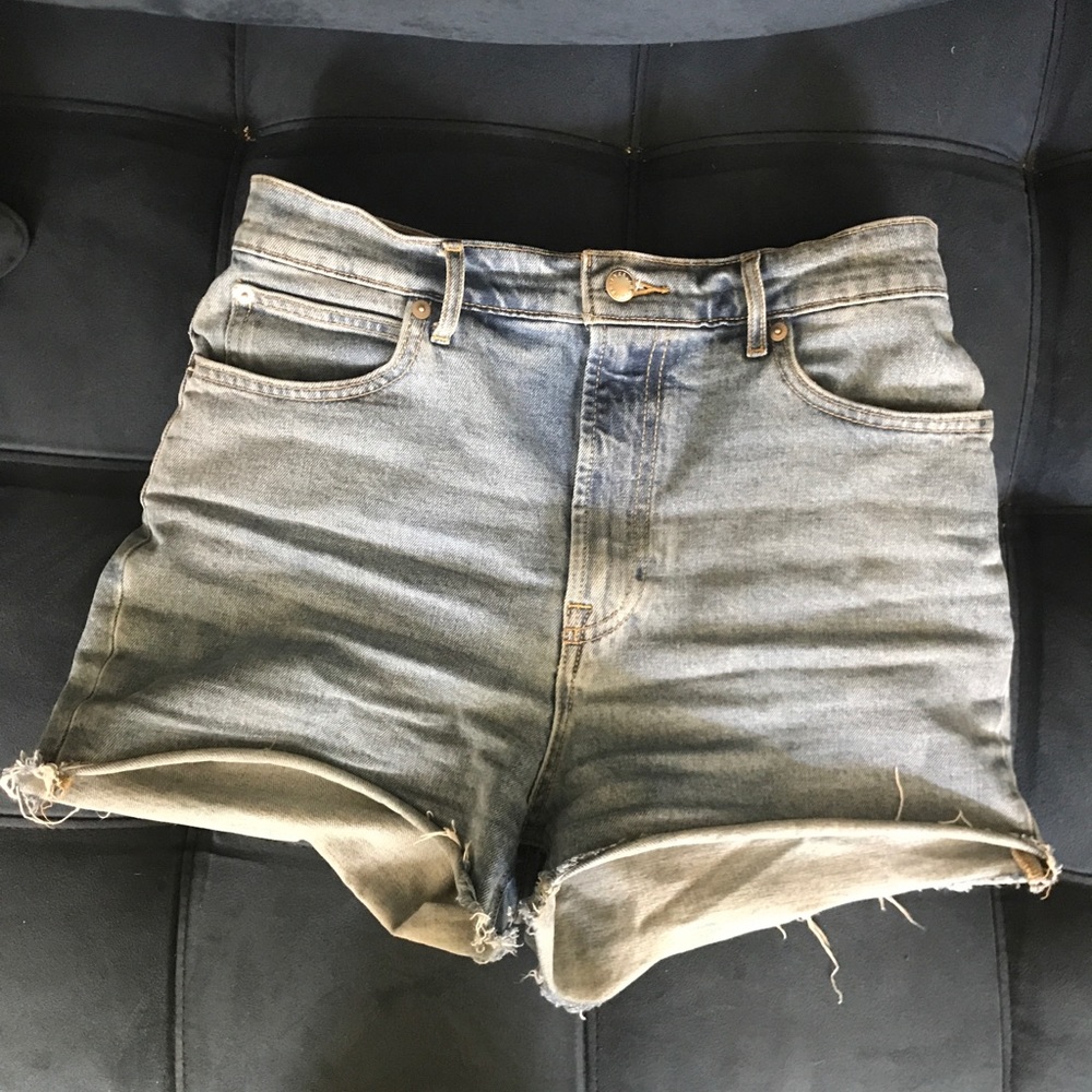 Everlane The Way-High Jean Short Washed Blue NEW